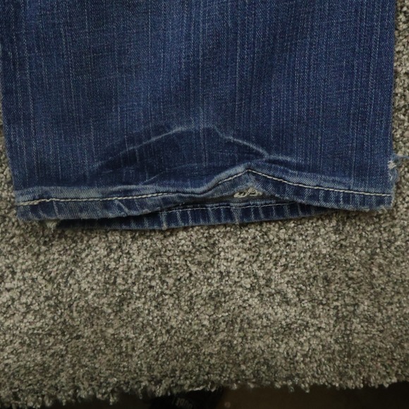 buckle Jeans mens 34X31 tyler Blue Denim Straight Leg Distressed - Picture 9 of 16